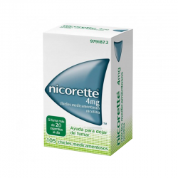 Nicorette 4 mg classic 105 chicles
