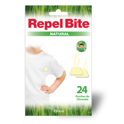 Parches repelentes de mosquitos 24 unidades Repel Bite