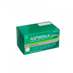 Aspirina 500 mg 20 comp efervescentes