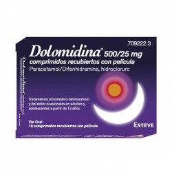 Dolomidina 500/25  10 comprimidos