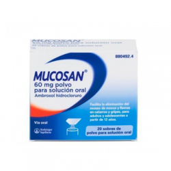 Mucosan 60 mg 20 sobres
