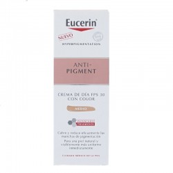 Crema Eucerin Anti-Pigment Día FPS 30 tono medio
