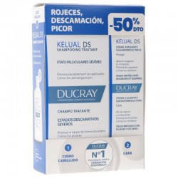 Ducray pack KELUAL DS champu + KELUAL DS crema queratorreductora