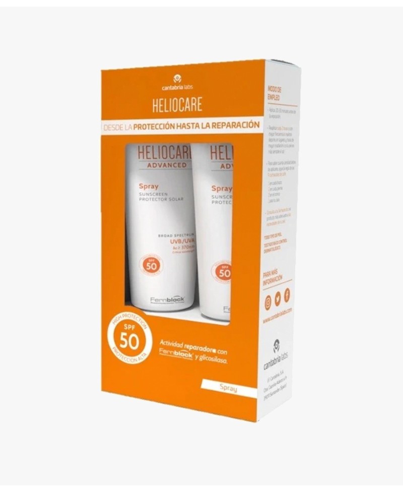 Duplo spray Heliocare Advanced SPF50+ 2x200ml